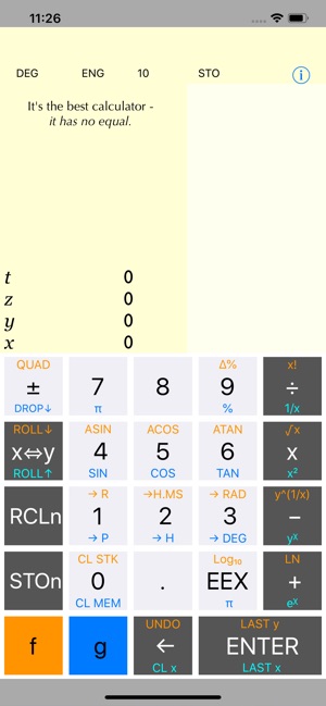 No Equal RPN Calculator(圖1)-速報App