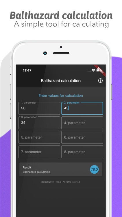 Balthazard calculation