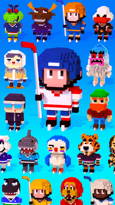 Blocky Hockey - Arcade Ice Runner Screenshot 5