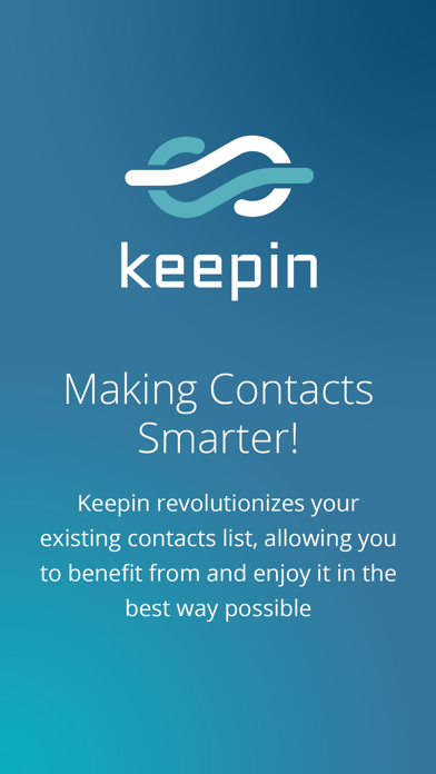 How to cancel & delete Keepin-Making Contacts Smarter from iphone & ipad 1
