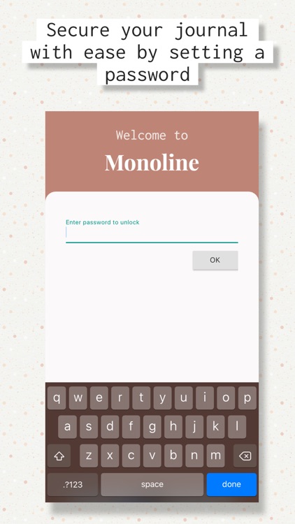 Monoline - Daily Diary Journal