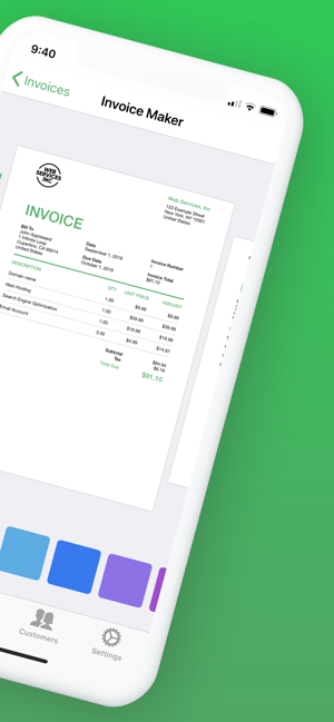 Invoice Maker: PDF Generator(圖2)-速報App