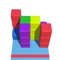 Merge N Stack is casual colour merge game where you merge cubes of same colour and form stack