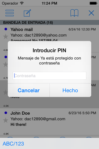 SenseMail-secure email client screenshot 3