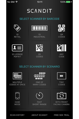 Scandit Barcode Scanner - náhled