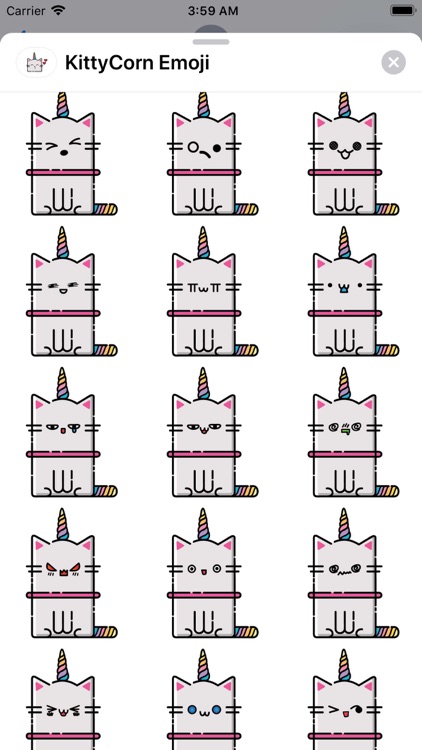 KittyCorn Emoji screenshot-3