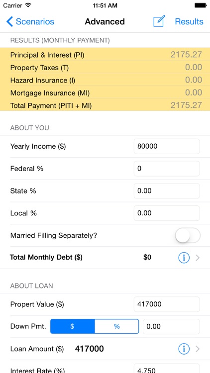 Loan Calculator & Tax Savings