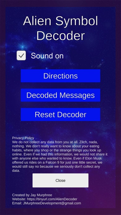 Alien Symbol Decoder screenshot 2