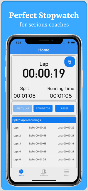 Performalytics Stopwatch