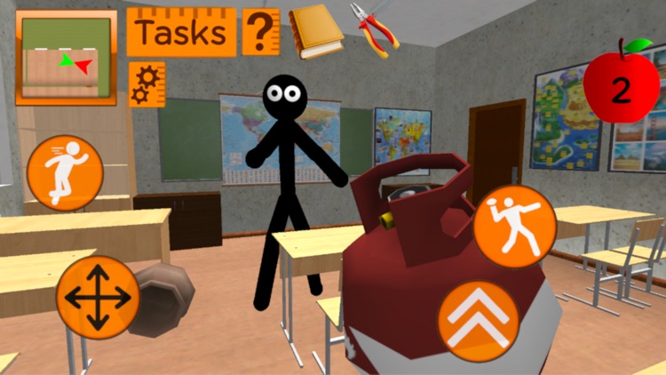 Stickman Neighbor Teacher