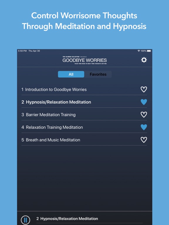 Goodbye Worries - Meditations screenshot 6