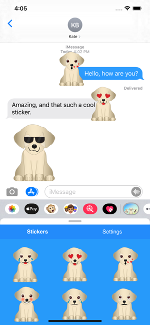 Puppy Emoji Stickers