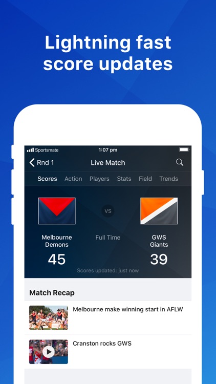 Footy Live: AFL Scores & Stats screenshot-0