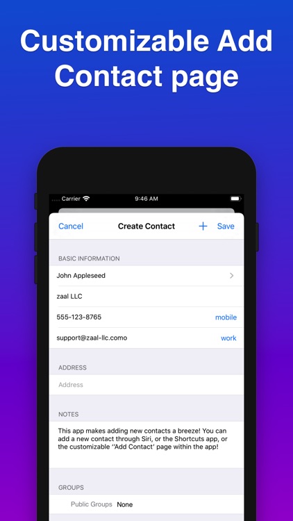 Quickness: Add Voice Contacts screenshot-3