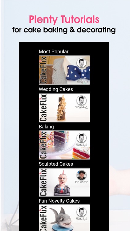 CakeFlix-Cake Décor Baking App