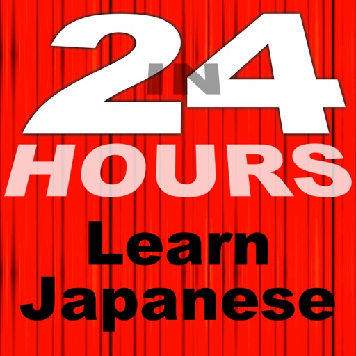 In 24 Hours Learn Japanese iOS App