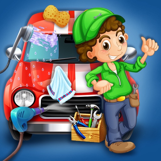Car Wash & Repair - Car Salon Icon