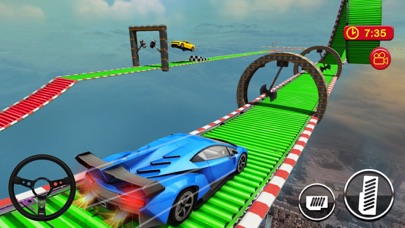 Car Driving on Sky Tracks screenshot 1