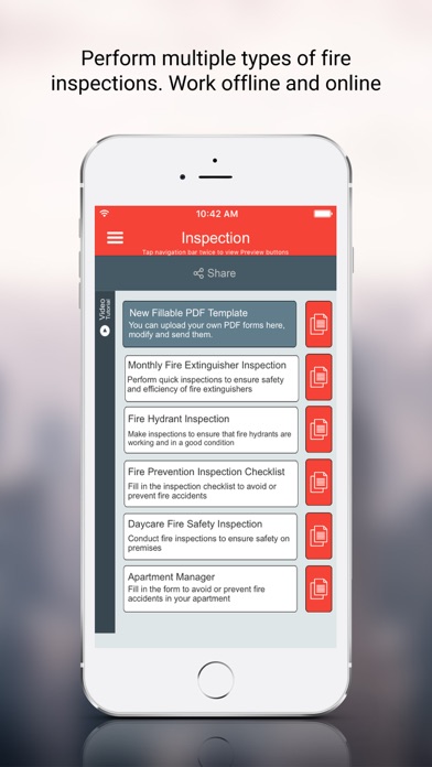 How to cancel & delete Fire Inspection App from iphone & ipad 1