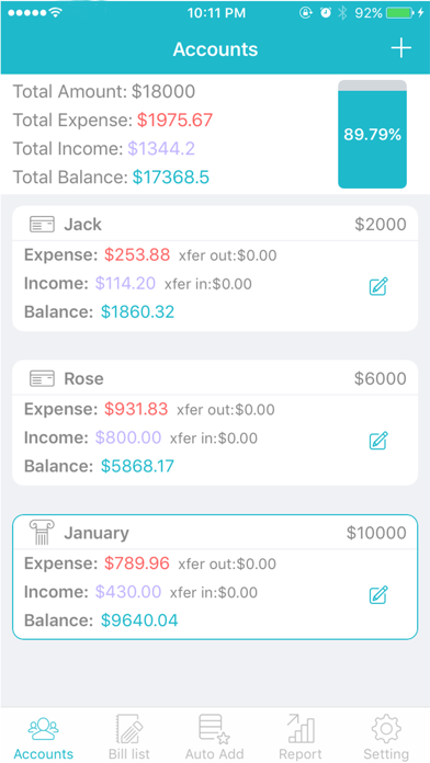 How to cancel & delete Bill List  - Capital Flows from iphone & ipad 1