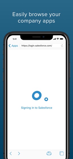 Okta Mobile app screenshot