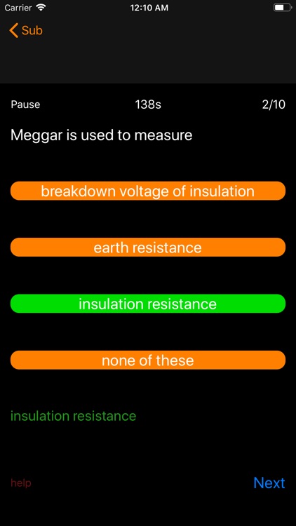 Electrical MCQ Quiz screenshot-3