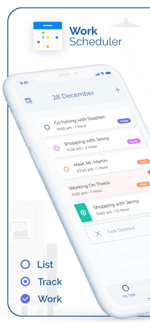 Work Schedule App - to do list