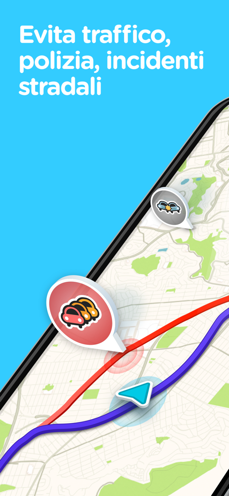 Waze GPS & Traffico live - Overview - Apple App Store - Italy