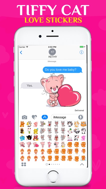 Tiffy Cat Stickers screenshot-4