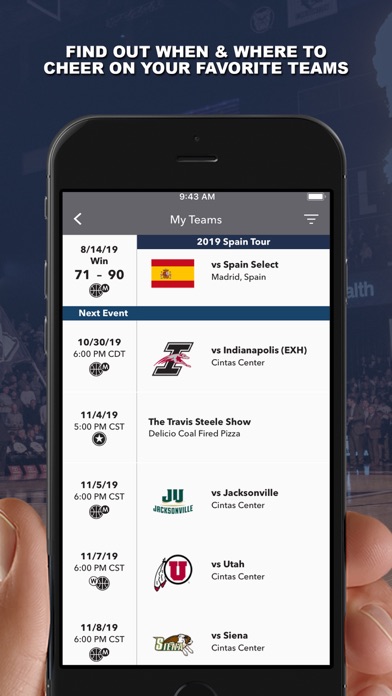 How to cancel & delete Xavier Musketeers Gameday from iphone & ipad 2