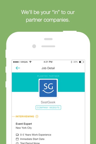 Planted: Find Jobs You’ll Love screenshot 4