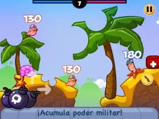 Captura de Pantalla 4 Worms Fight: Juego De Gusano iphone