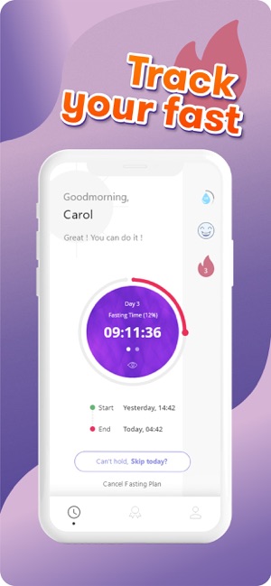 EasyFast - 间歇性禁食和体重跟踪(圖1)-速報App