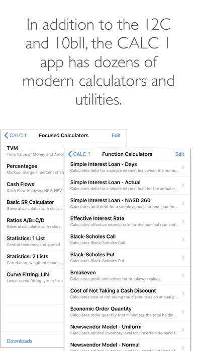CALC 1 Financial Calculator screenshot 2