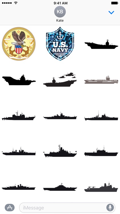 Navy - Stickers