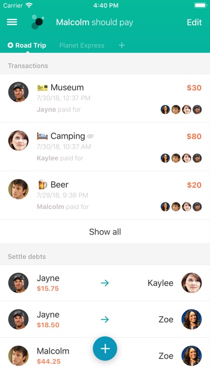 Settle Up - Group Expenses screenshot-4