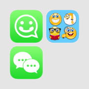 Stickers and Emoji for Facebook, WeChat and WhatsApp Pack II