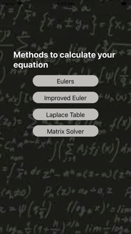 Diff Eq Calculator