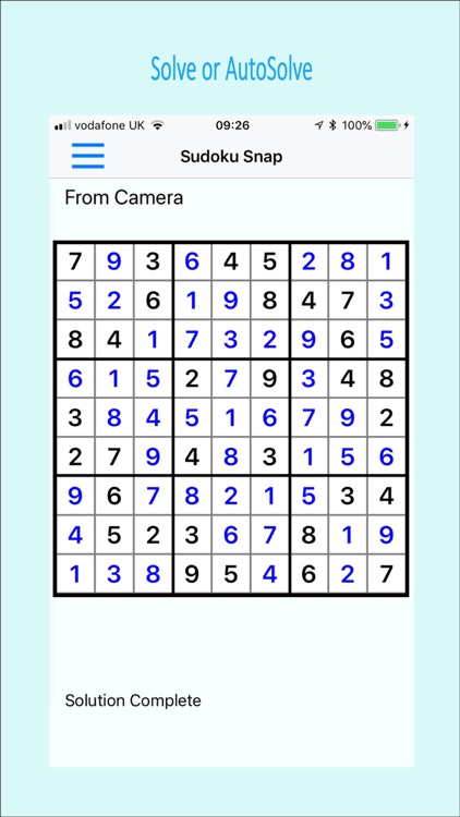 Sudoku Snap