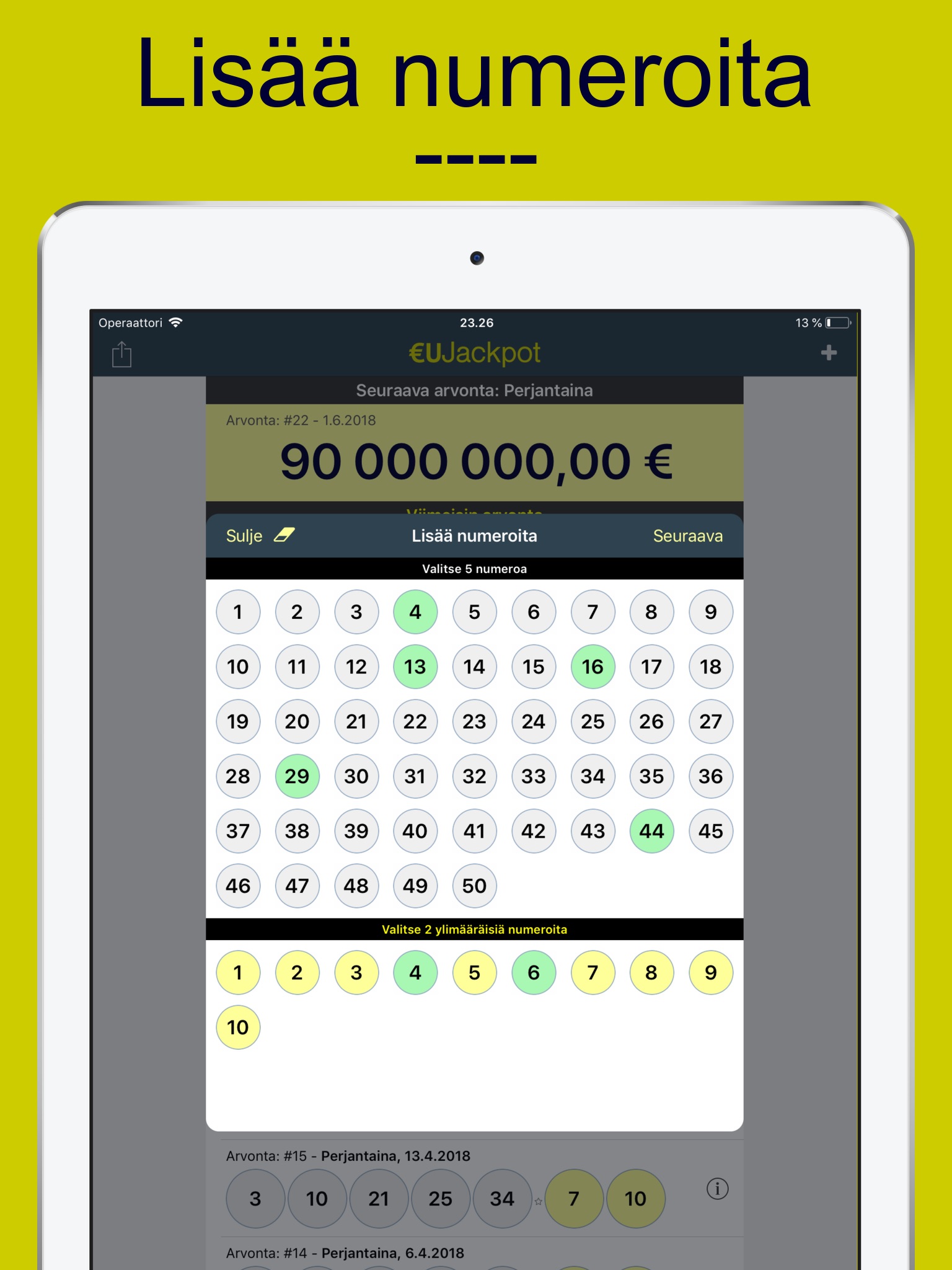 EuroJackpot: euJackpot screenshot 3