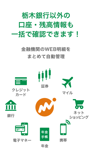 マネーフォワード for 栃木銀行 screenshot1