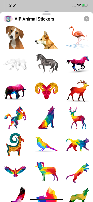 Polygonal Animal Stickers(圖3)-速報App