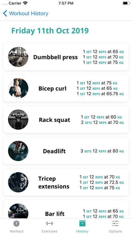 Gym Workout Progress Tracker screenshot-4