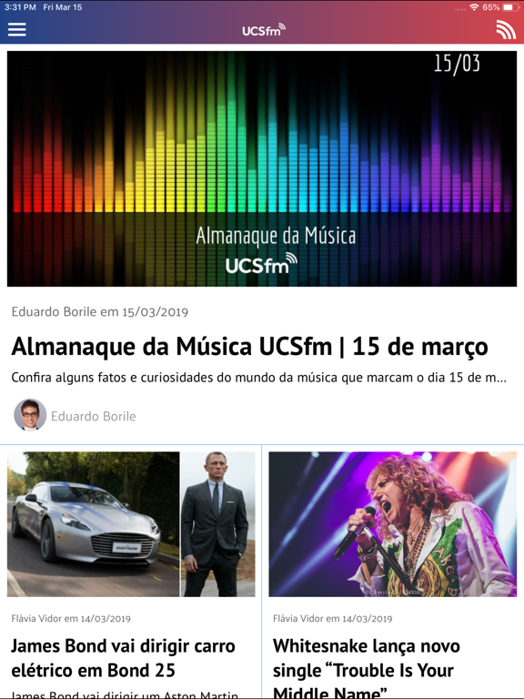 Rádio UCS FM screenshot 3