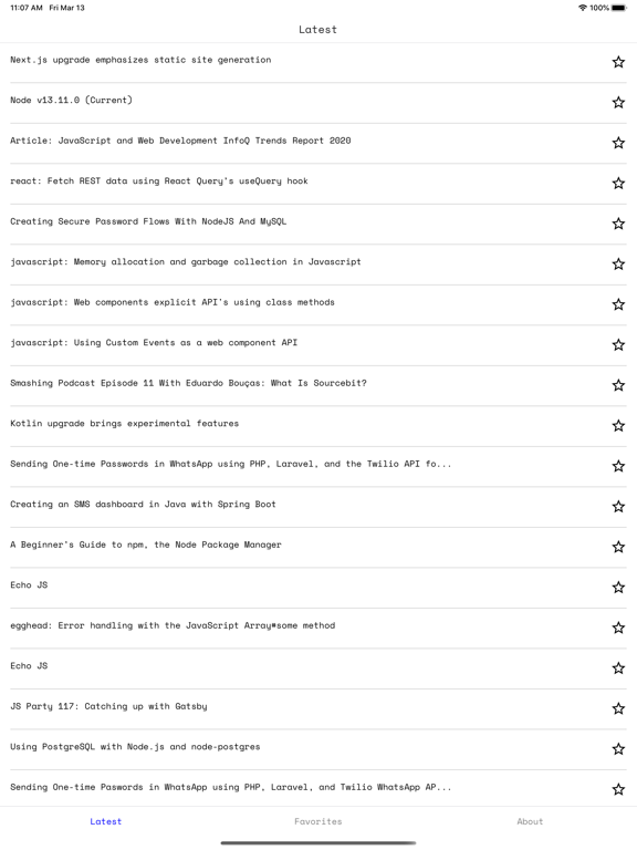Screenshot #4 pour JS News by Makersden
