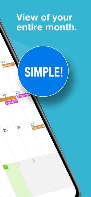 SimpleCal - Simple Calendar(圖2)-速報App