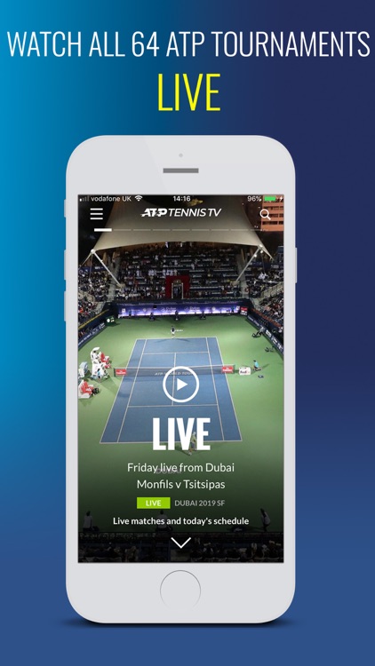 Tennis TV - Live Streaming screenshot-0