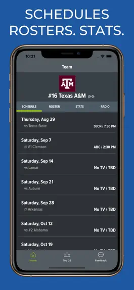 Game screenshot Texas A&M Football Schedules mod apk