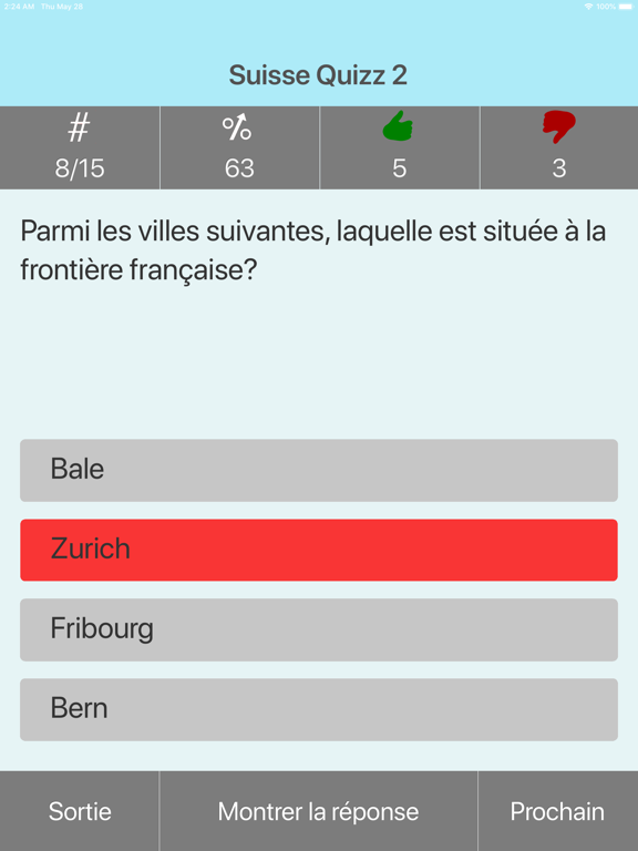 Suisse Quizz screenshot 3