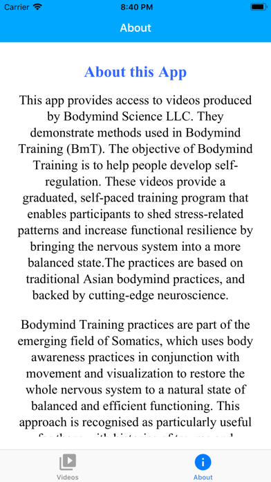 Bodymind Science Training screenshot 4